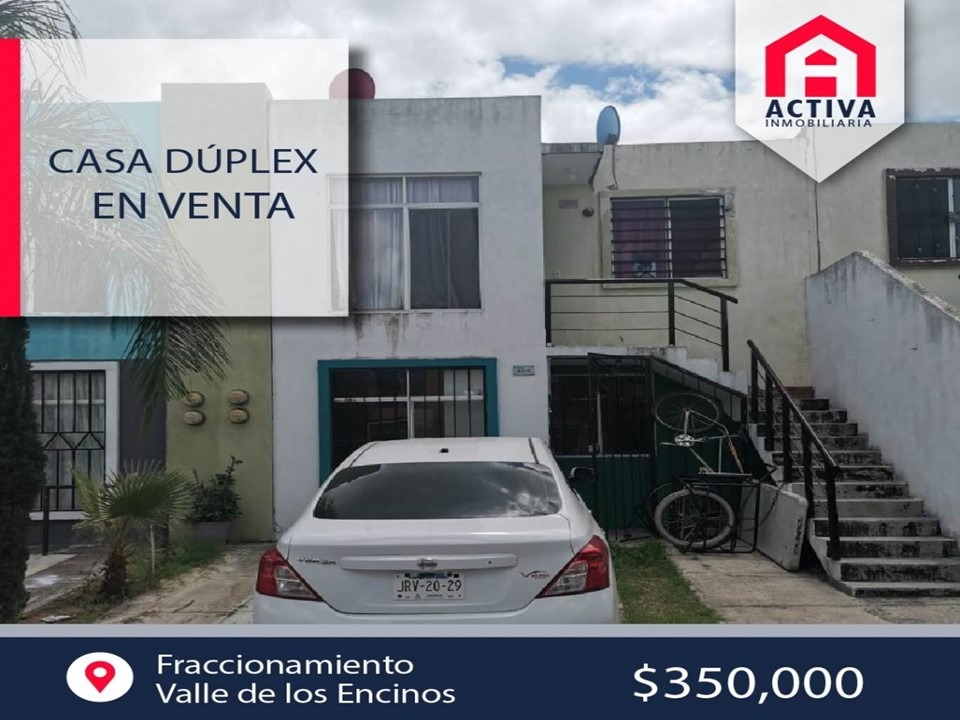 Casa dúplex planta alta en el fraccionamiento Valle de los Encinos,  Tlajomulco - Venta y Renta de #Bodegas #Casas #Departamentos #Edificios  #Hoteles #Oficinas #Ranchos #Terrenos #Villas y más...