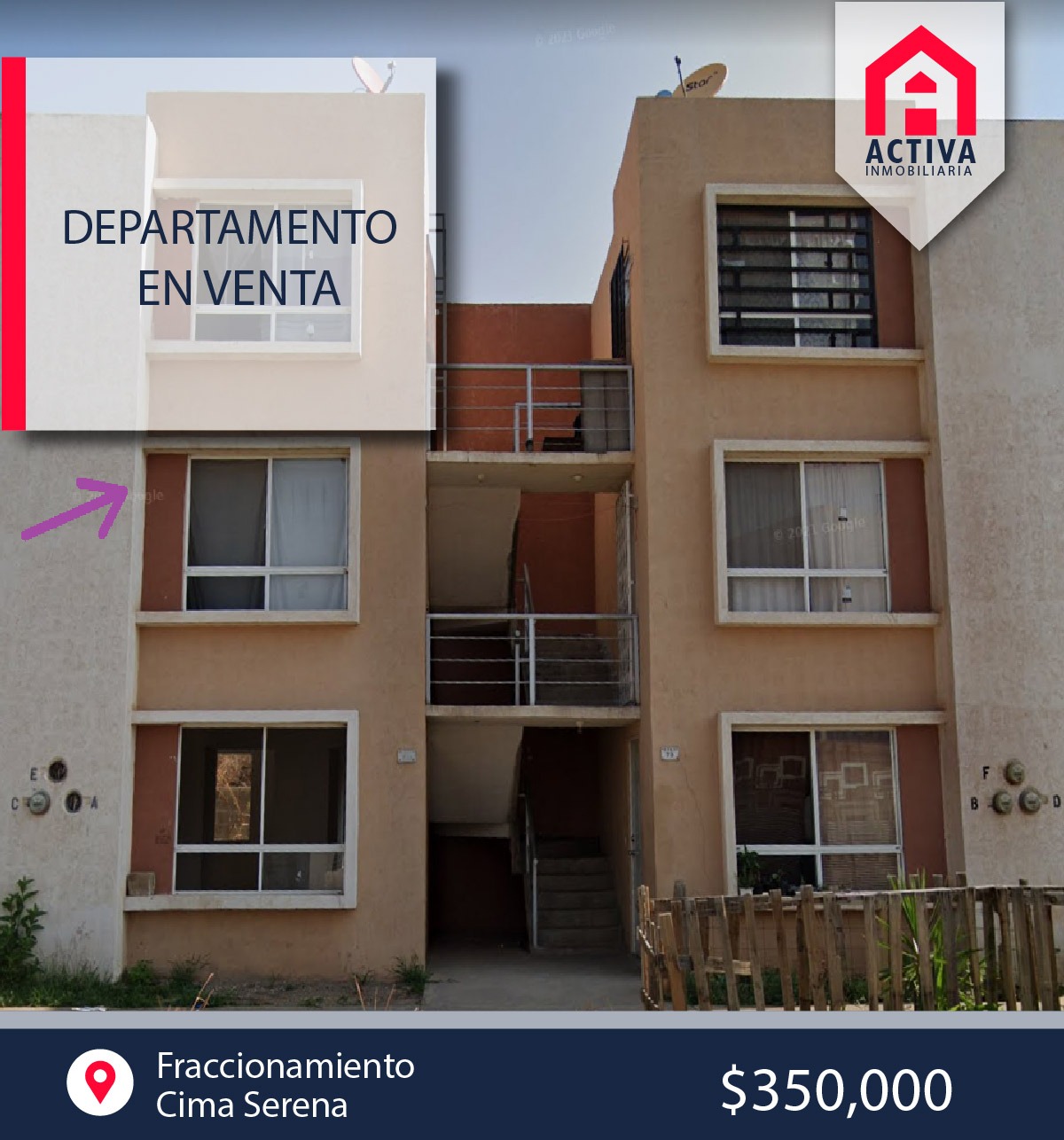 Departamento en El Salto, Fraccionamiento Cima Serena - Venta y Renta de  #Bodegas #Casas #Departamentos #Edificios #Hoteles #Oficinas #Ranchos  #Terrenos #Villas y más...